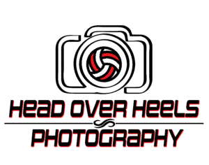 Head over heels photography logo